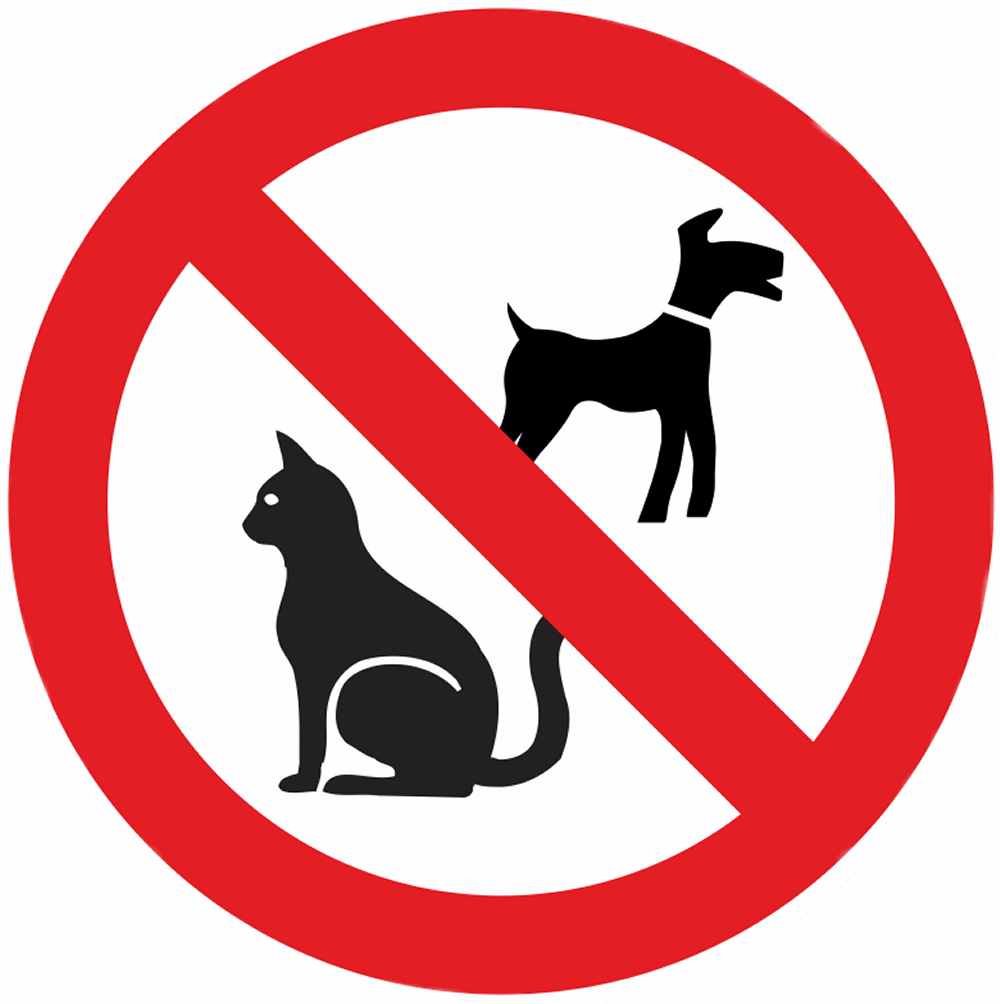 Haustierverbot